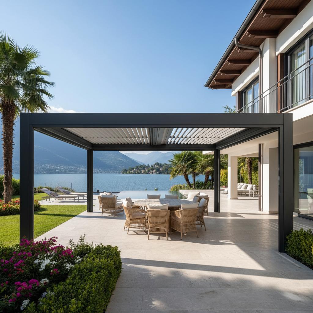 Modern Pergola Installation